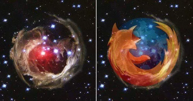 Firefox Logo in Space