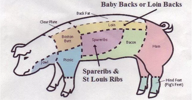 Edible Parts of A Pig