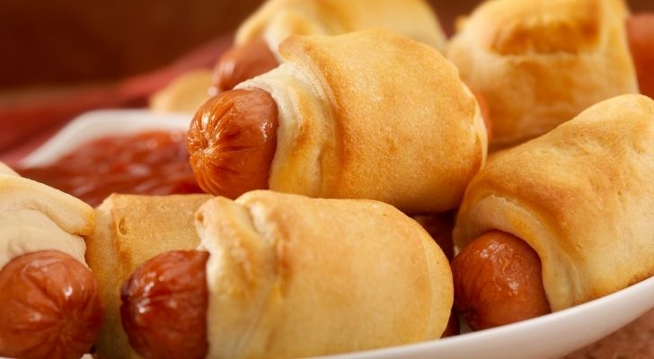 Delicious pigs in blankets