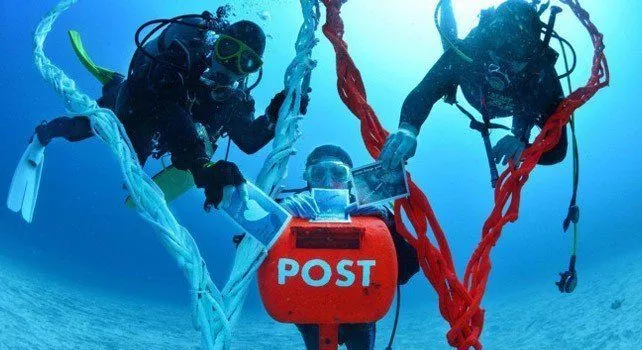 Underwater Post Box