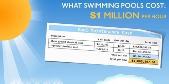 Swimming Pool Trivia InfoGraphic