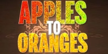 Apples Vs Oranges Infographic