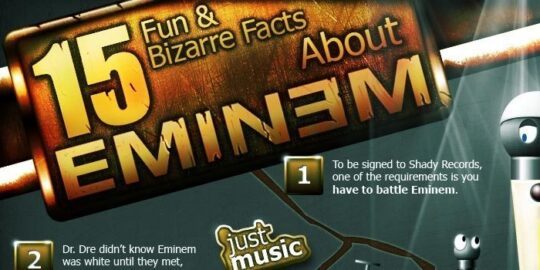 15 Fun Facts About Eminem InfoGraphic