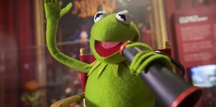 Kermit being confident