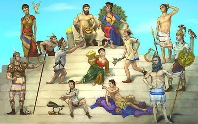 The Twelve Gods of Mount Olympus