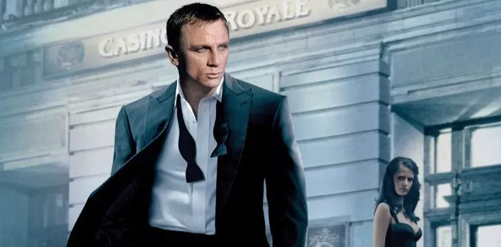 Daniel Craig in Casino Royale.