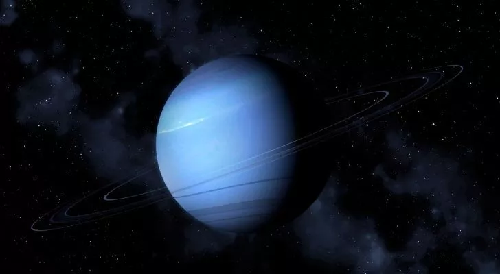 Neptune has three rings