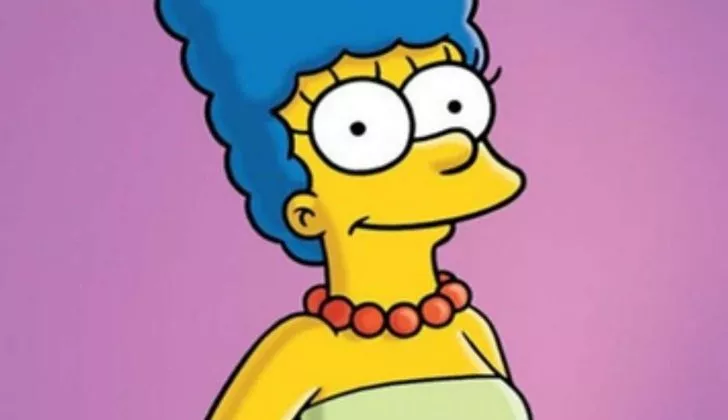 Picture of Marge Simpson smiling.
