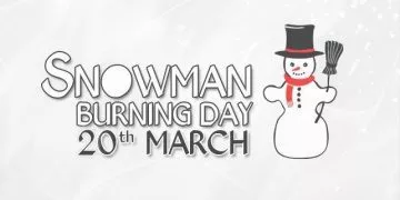 Snowman Burning Day