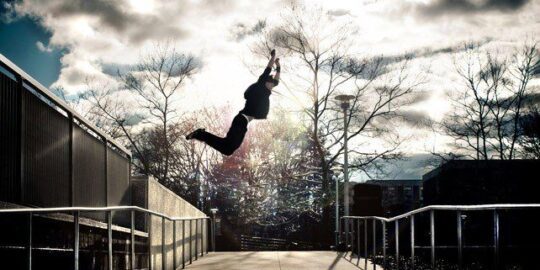 Amazing Parkour Photo