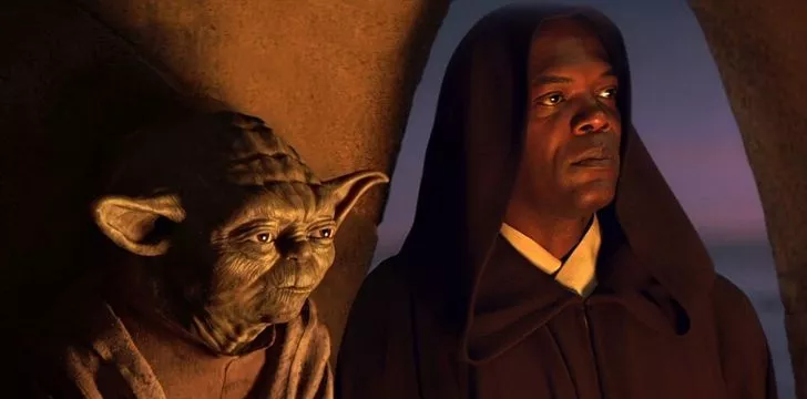 Mace Windu with Yoda