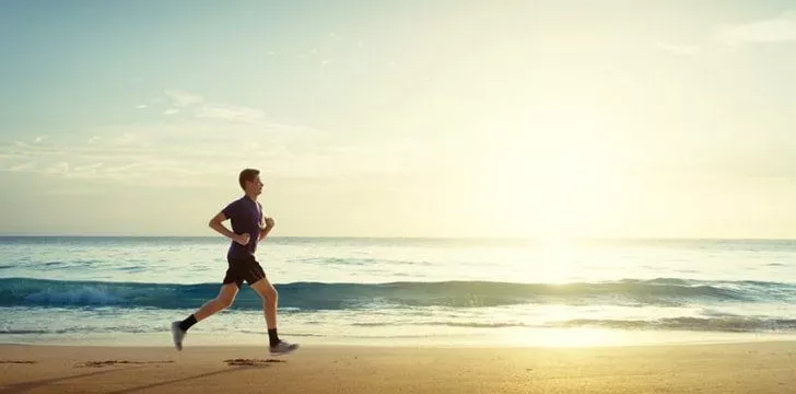 Enjoy endless opportunities to exercise when you’re out at the beach.