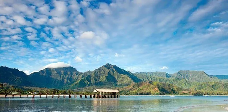 No building on Kauai can be taller than a palm tree by law.