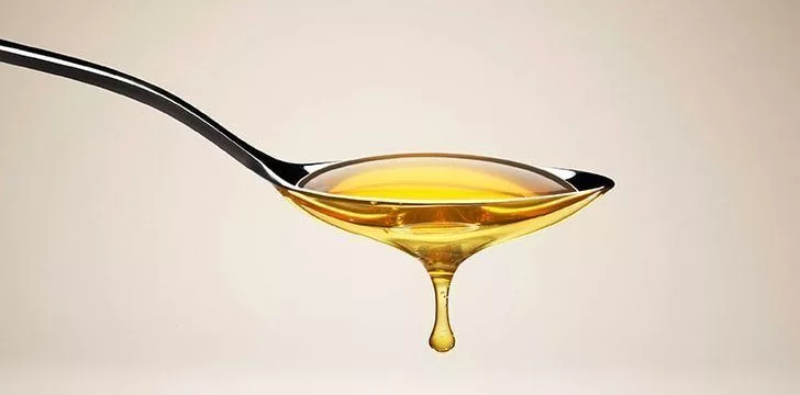 Eat one teaspoon of honey.