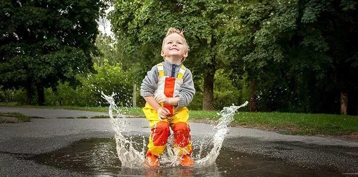 11th January - Step In A Puddle And Splash Your Friends Day.