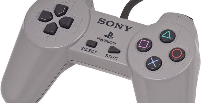 The PS1 controller is supposed to represent the console's 3D graphics