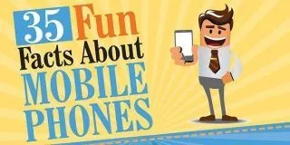 Mobile Phone Facts Infographic