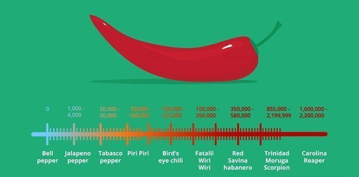 Trinidad Scorpion Scoville Chart