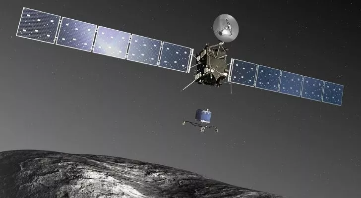 Rosetta Probe making landfalll