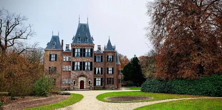 Keukenhof Castle in the Netherlands.