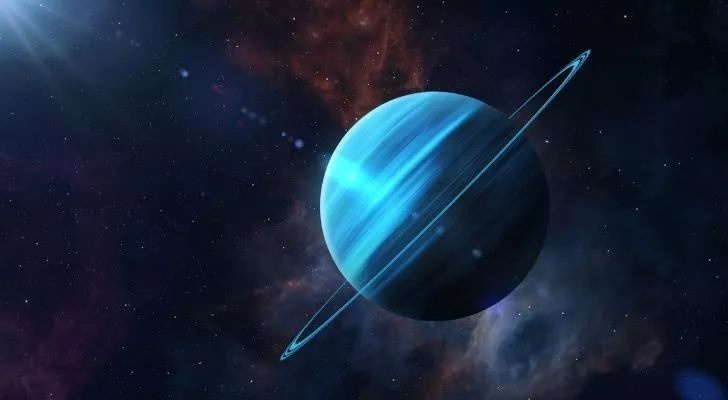 The planet Uranus