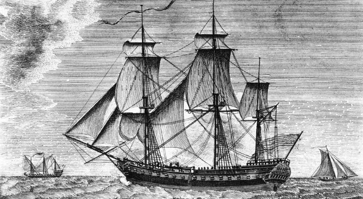 The first US Navy Ship