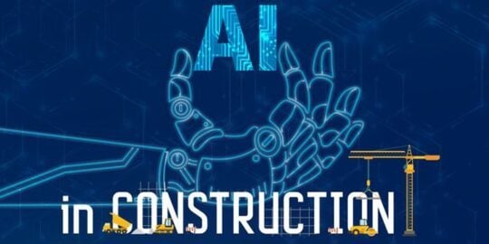 The Pros & Cons of AI in Construction Infographic