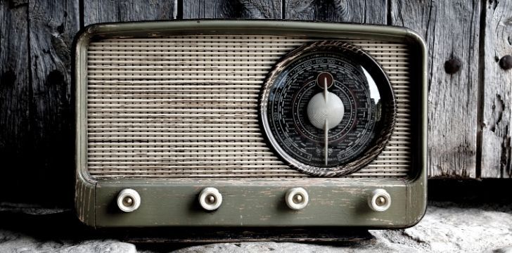 A vintage style radio.
