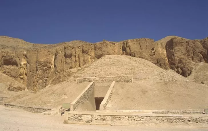 Entrance to a tomb in Egypt