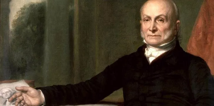 John Quincy Adams observed the Battle of Bunker Hill