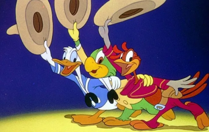 Donald Duck in Three Caballeros.