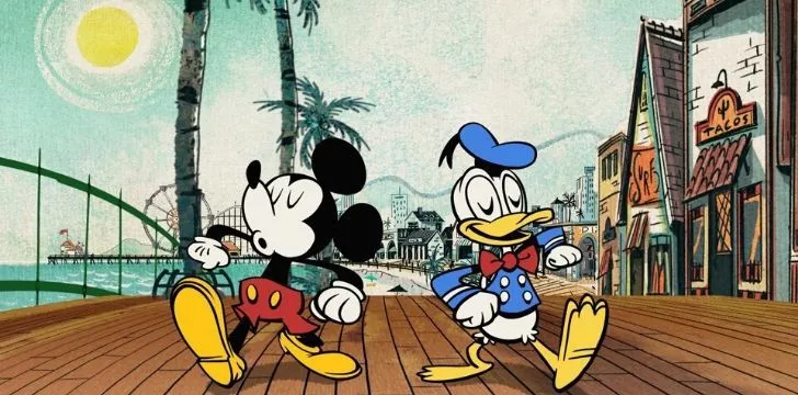Donald Duck and Micky Mouse