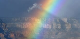 Distant Rainbow Can You Reach The End Of A Rainbow? - The Fact Site
