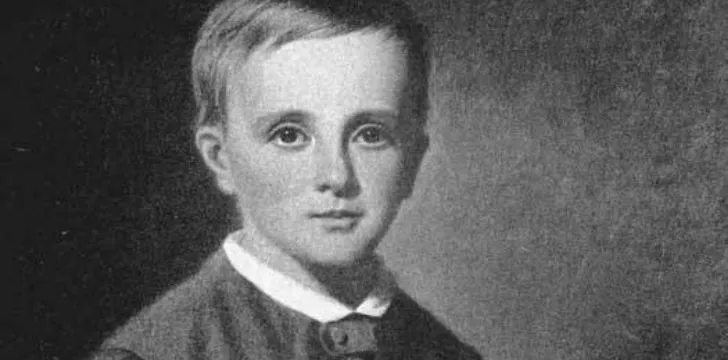 Isaac Newton as a child