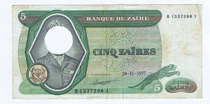 Zaire’s Cut-Out Bills