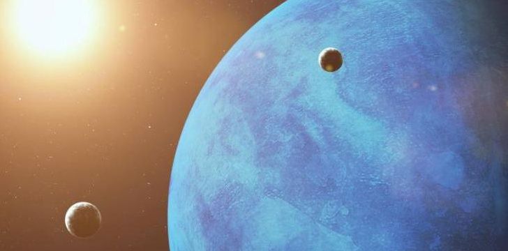 The time for Neptune to orbit the Sun