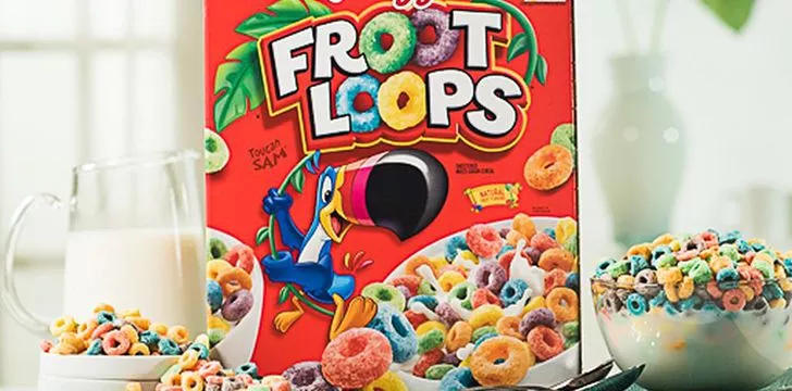 Froot Loops to start the day