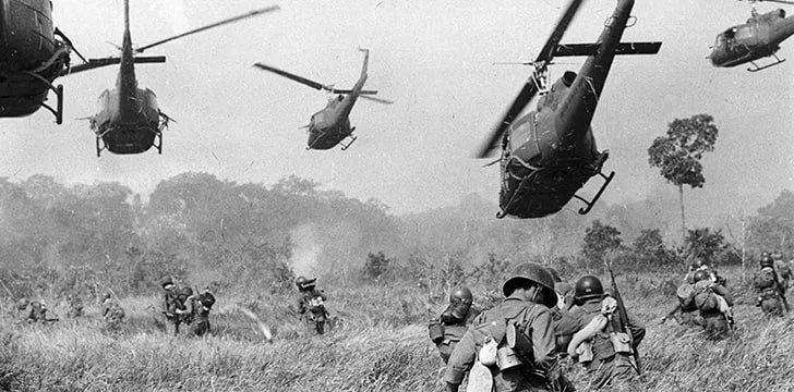The Vietnam War saw a lot of guerrilla warfare.