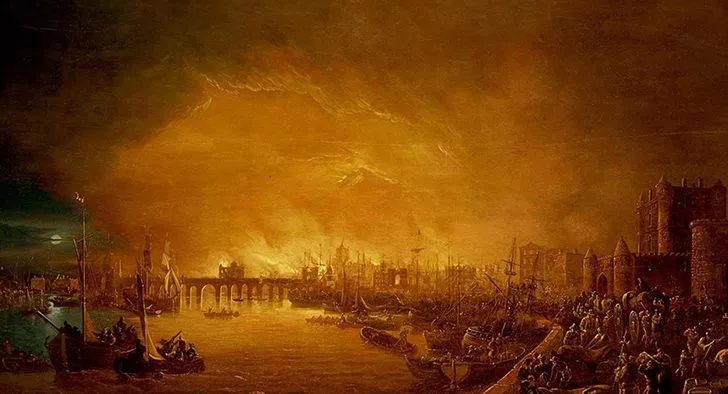 Only 6 people died in the Great Fire of London.
