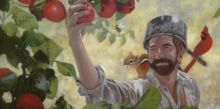 Johnny Appleseed spread apples all over the USA