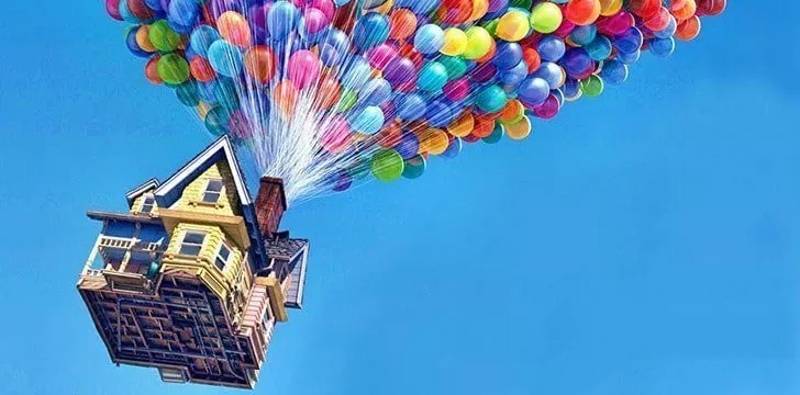 Disney Pixar's “Up” Iconic Balloon Scene