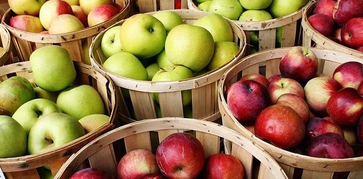 Over 66 million tons of apples are produced every year.