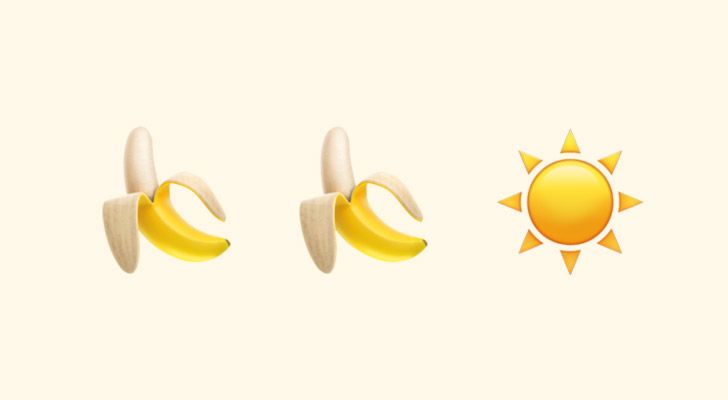 Bananas are curved because they grow towards the sun.