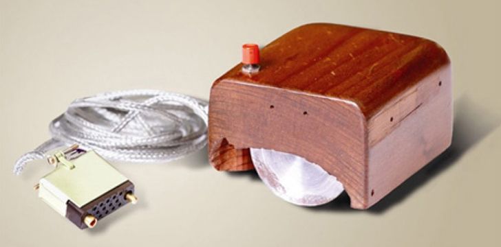 The first computer mouse wasn’t made from plastic.