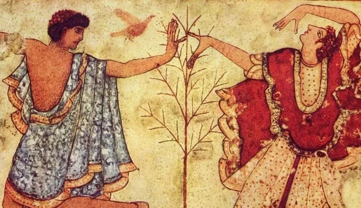 Art showing Etruscans