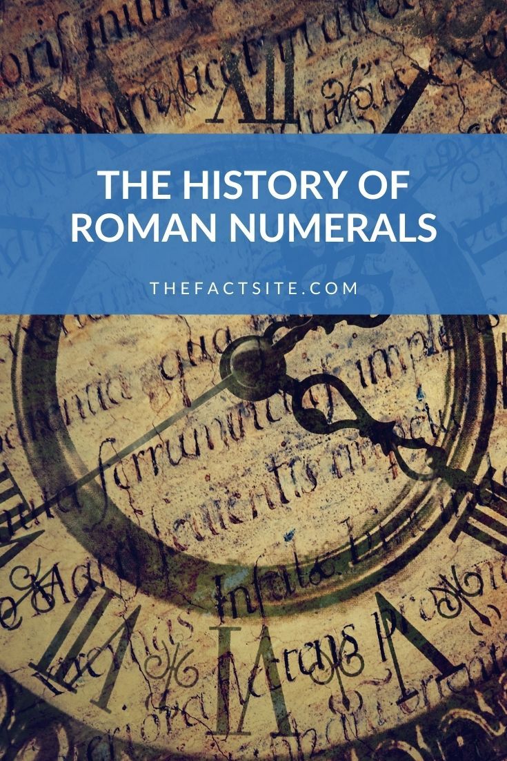 research the history of roman numerals