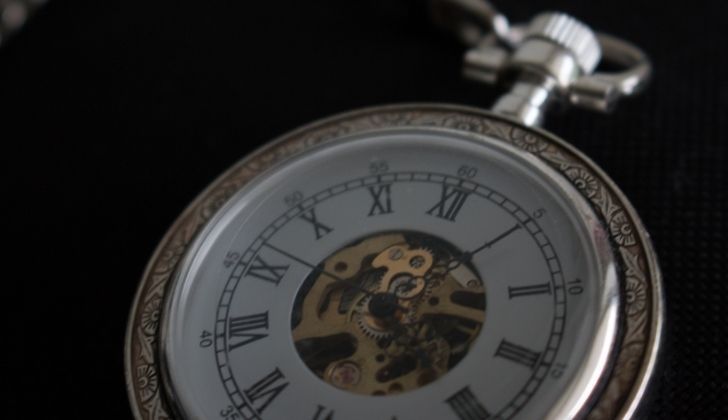 An old watch with Roman numerals
