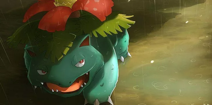 Venusaur is based on a frog.