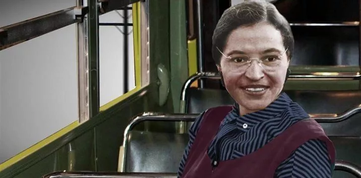 Rosa Parks started a civil rights movement by refusing to give up her seat to a white man.