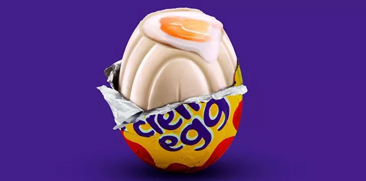 White Chocolate Cadbury Creme Egg